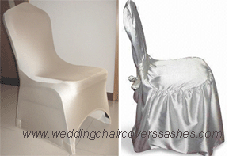 banquet chair covers in satin or spandex