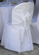 white chair covers for bistro chair covers