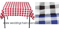 checkered tablecloths, damask tablecloths