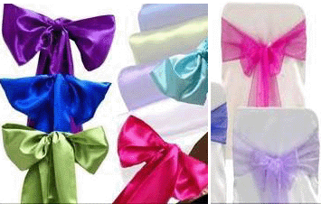 cheap satin sashes, organza sashes sales promotion